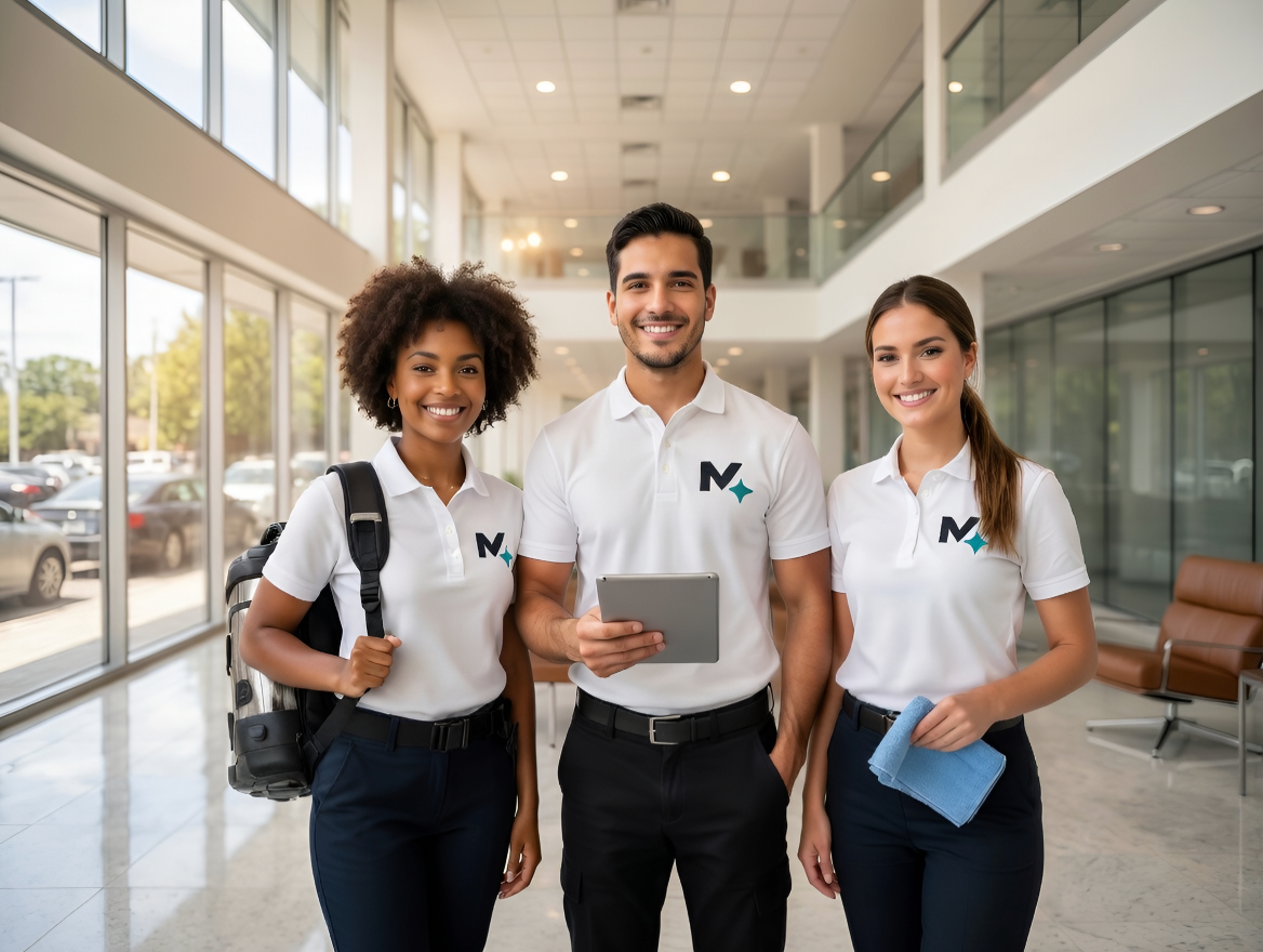 ModaClean professional cleaning crew